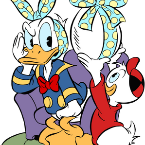 Easter Donald Duck Disney Design - DTF Ready To Press