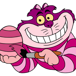 Easter Cheshire Cat Disney Design - DTF Ready To Press