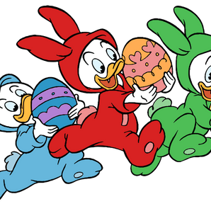 Huey Dewey and Louie Duck Collect Eggs Easter | Iris DTF