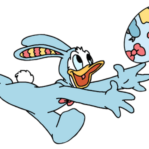 Donald Duck Easter Hunting Design - DTF Ready To Press