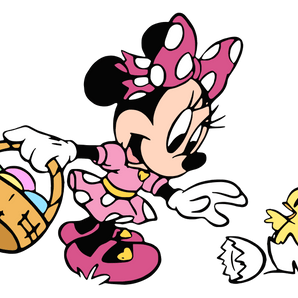 Disney Minnie Mouse Easter Hunting Design (V2) | Iris DTF