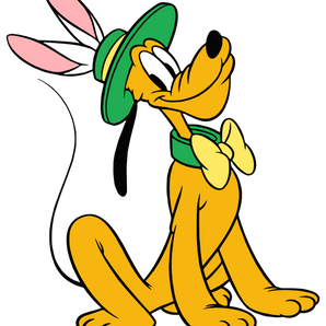 Disney Pluto Easter Design - DTF Ready To Press