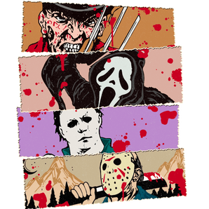Halloween Scary Movie Character Design - DTF Ready To Press