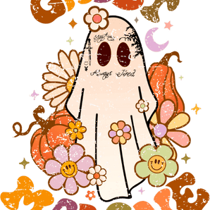 Halloween Ghost Malone Design - DTF Ready To Press