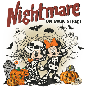 Nightmare Mickey Mouse Halloween Design | Iris DTF