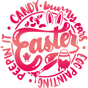 Egg Painting Easter Design - DTF Ready To Press