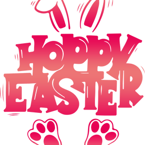 Happy Easter Design - DTF Ready To Press
