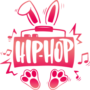 Hip Hop Bunny Easter Design - DTF Ready To Press