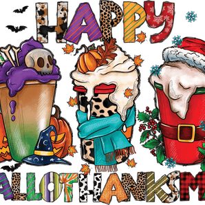 Thanksgiving Hallothanksmas Design | Iris DTF