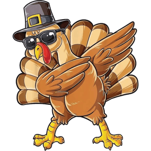 Thanksgiving Dabbing Design - DTF Ready To Press