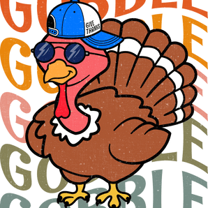 Thanksgiving Gobble Design - DTF Ready To Press