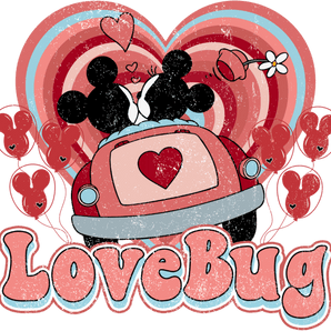 Valentine's Day Disney Mickey & Minnie Design | Iris DTF