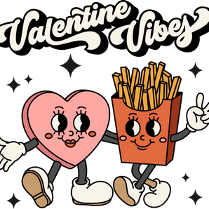 Valentine's Day Vibes Design - DTF Ready To Press