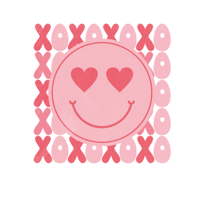 XOXO Smile Valentine's Day Design - DTF Ready | Iris DTF
