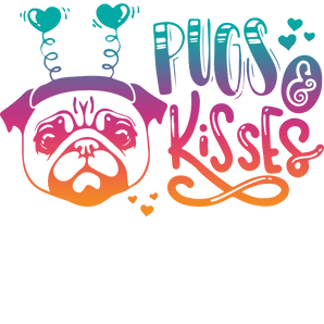 Pugs & Kisses Valentine's Day Design | Iris DTF