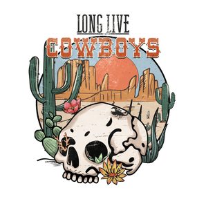 Western Long Live Cowboys Design | Iris DTF