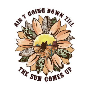 The Sun Comes up Western Design - DTF Ready To Press