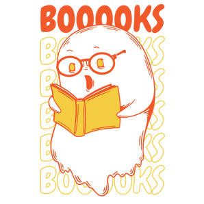 Booooks Halloween Design - DTF Ready To Press