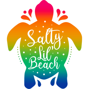 Salty Lil' Beach Design - DTF Ready To Press