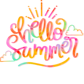 Hello Summer Design DTF-Ready to Press (V7) | Iris DTF