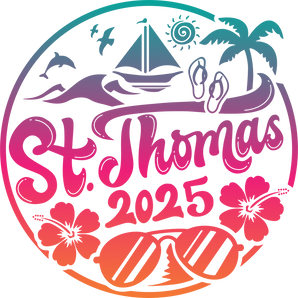 2025 St. Thomas Vacation Design - DTF Ready To Press