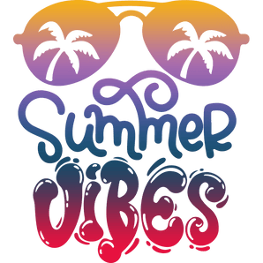 Retro Summer Vibes DTF Design - Ready to Press | Iris DTF