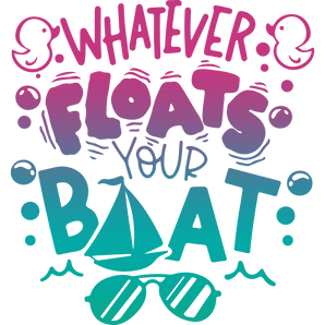 Summer Boat Party Design - DTF Ready To Press