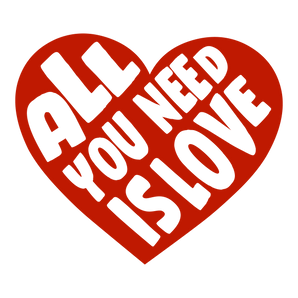 All You Need is Love Valentine's Day Heart | Iris DTF