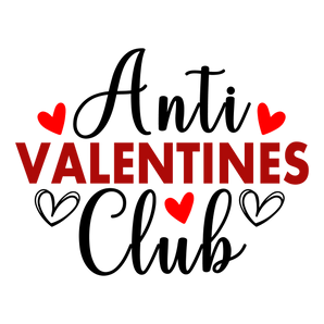 Anti-Valentine's Club Valentine's Day Design | Iris DTF