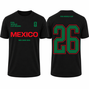 FIFA World Cup 2026 Mexico T-Shirt – Official "We Are 26" El Tri Tee
