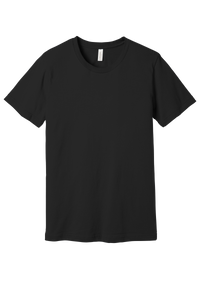Bella + Canvas 3001CVC Unisex CVC Blend Short Sleeve T-Shirt – Black Heather