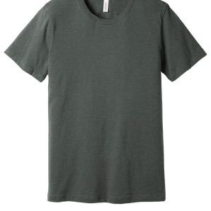 Bella + Canvas 3001CVC Unisex CVC Blend Short Sleeve T-Shirt – Deep Heather