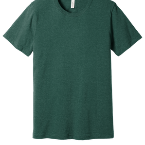 Bella + Canvas 3001CVC Unisex CVC Blend Short Sleeve T-Shirt – Heather Forest