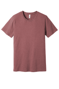 Bella + Canvas 3001CVC Unisex CVC Blend Short Sleeve T-Shirt – Heather Mauve