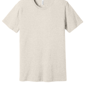 Bella + Canvas 3001CVC Unisex CVC Blend Short Sleeve T-Shirt – Heather Natural