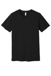 Bella + Canvas 3001CVC Unisex CVC Blend Short Sleeve T-Shirt – Solid Black Blend