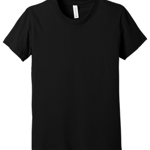 Bella + Canvas 3001Y Youth Jersey Short Sleeve T-Shirt – Black