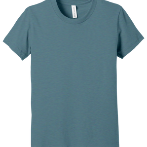 Bella + Canvas 3001YCVC Youth CVC Blend Short Sleeve T-Shirt – Heather Deep Teal