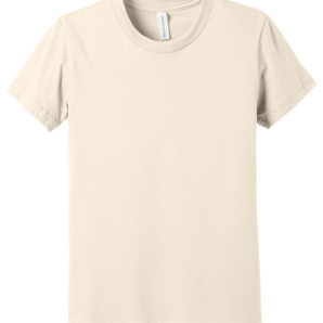 Bella + Canvas 3001Y Youth Jersey Short Sleeve T-Shirt – Natural