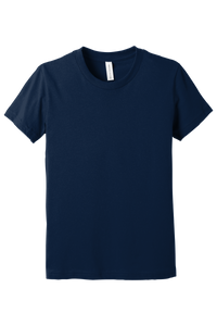 Bella + Canvas 3001Y Youth Jersey Short Sleeve T-Shirt – Navy
