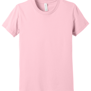 Bella + Canvas 3001Y Youth Jersey Short Sleeve T-Shirt – Pink