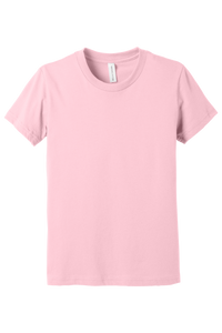 Bella + Canvas 3001Y Youth Jersey Short Sleeve T-Shirt – Pink