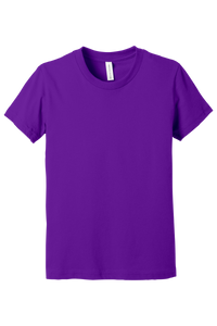 Bella + Canvas 3001Y Youth Jersey Short Sleeve T-Shirt – Team Purple