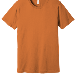 Bella + Canvas 3001CV Unisex Jersey Short Sleeve T-Shirt – Burnt Orange