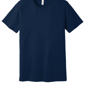 Bella + Canvas 3001CV Unisex Jersey Short Sleeve T-Shirt – Navy