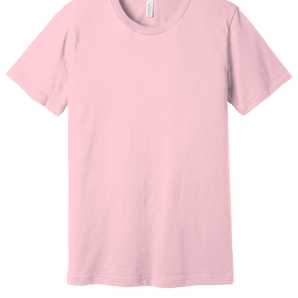 Bella + Canvas 3001CV Unisex Jersey Short Sleeve T-Shirt – Pink