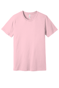 Bella + Canvas 3001CV Unisex Jersey Short Sleeve T-Shirt – Pink