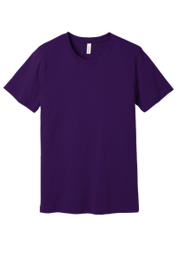 Bella + Canvas 3001CV Unisex Jersey Short Sleeve T-Shirt – Team Purple