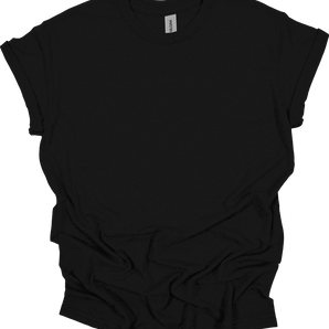 Gildan 5000 – Black Size S - Front View