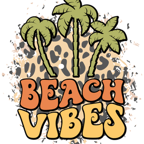 Cute Beach Vibes Design - DTF Ready To Press